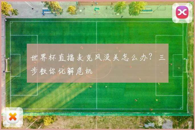 世界杯直播麦克风没关怎么办？三步教你化解危机